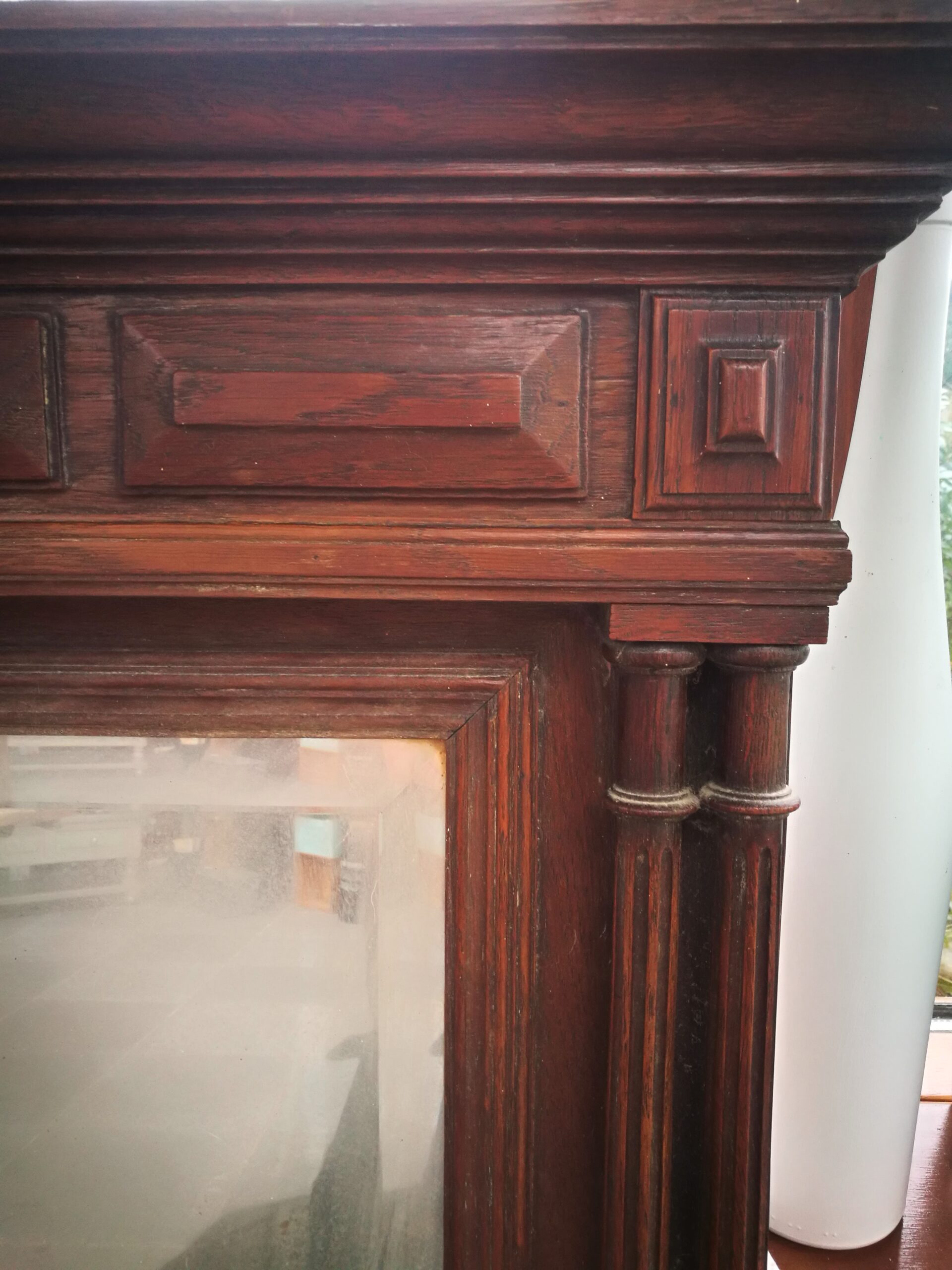 miroir biseauté trumeau dans son jus la fille de l'R