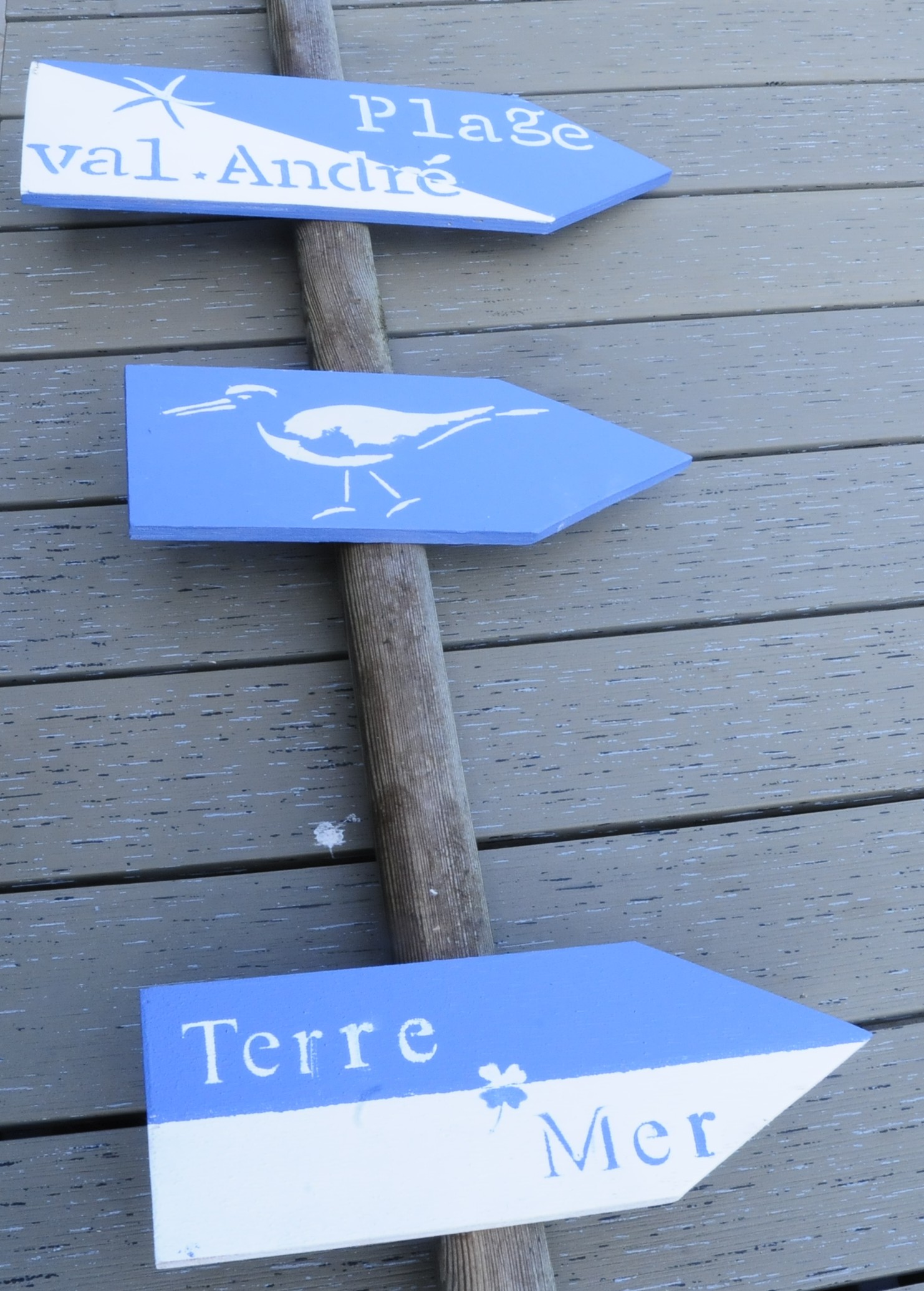 upcycling pancartes panneaux indicatifs personnalisés couleurs île de ré craie pochoirs la fille de l'R upcycling pancartes panneaux indicatifs signalétiques personnalisés couleurs île de ré craie pochoirs la fille de l'R