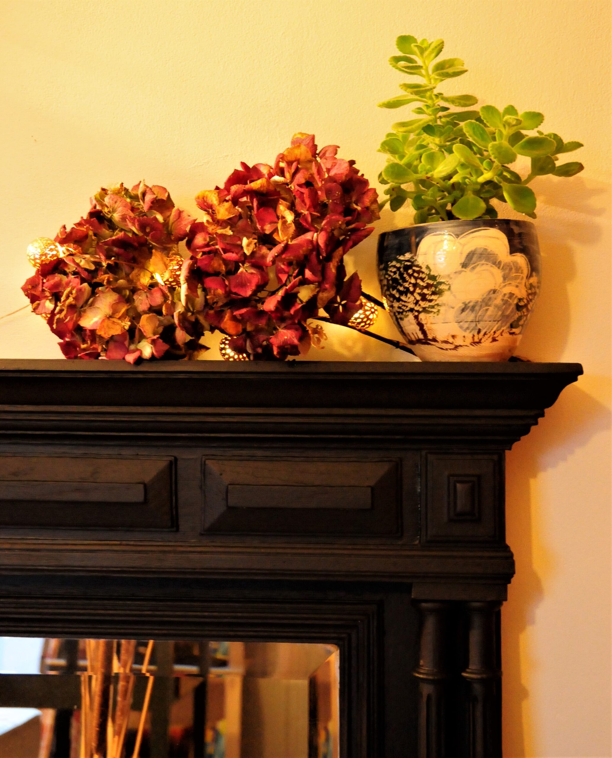 miroir biseauté trumeau couleur carbone finition vitrificateur la fille de l'R