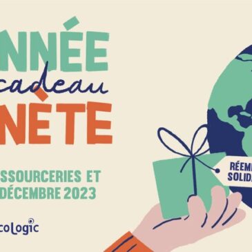Affiche semaine nationale des recycleries et ressourceries la fille de l'r