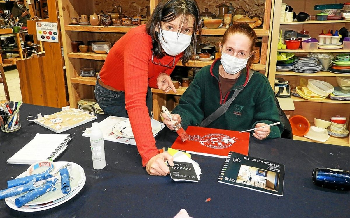 la fille de l'r atelier ressourc'eco lamballe pochoirs